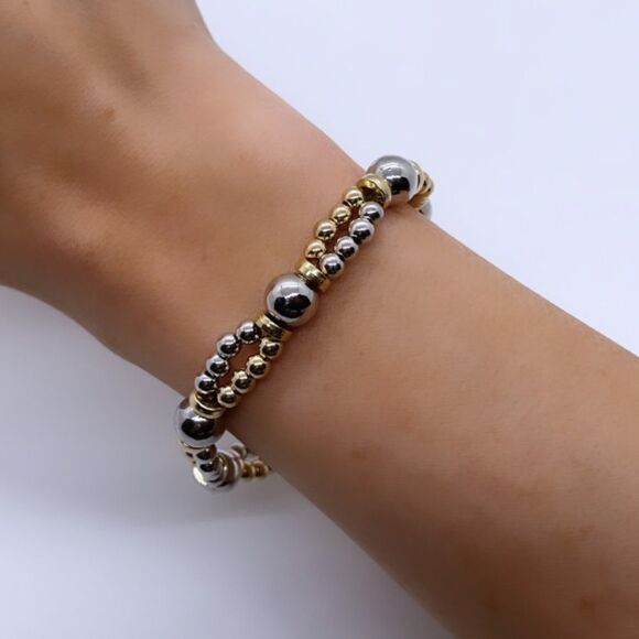 NWT Wool + Pepper Co. Mixed Metals Bracelet - Picture 4 of 5